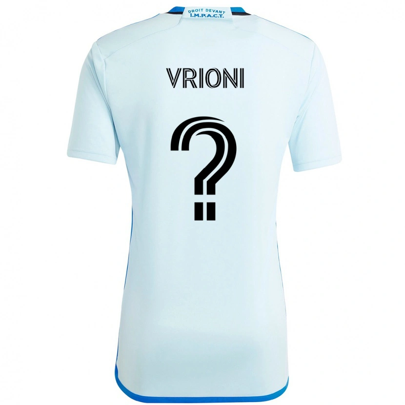 Danxen Herren Giacomo Vrioni #0 Himmelblau Dunkelblau Auswärtstrikot Trikot 2025/26 T-Shirt Österreich