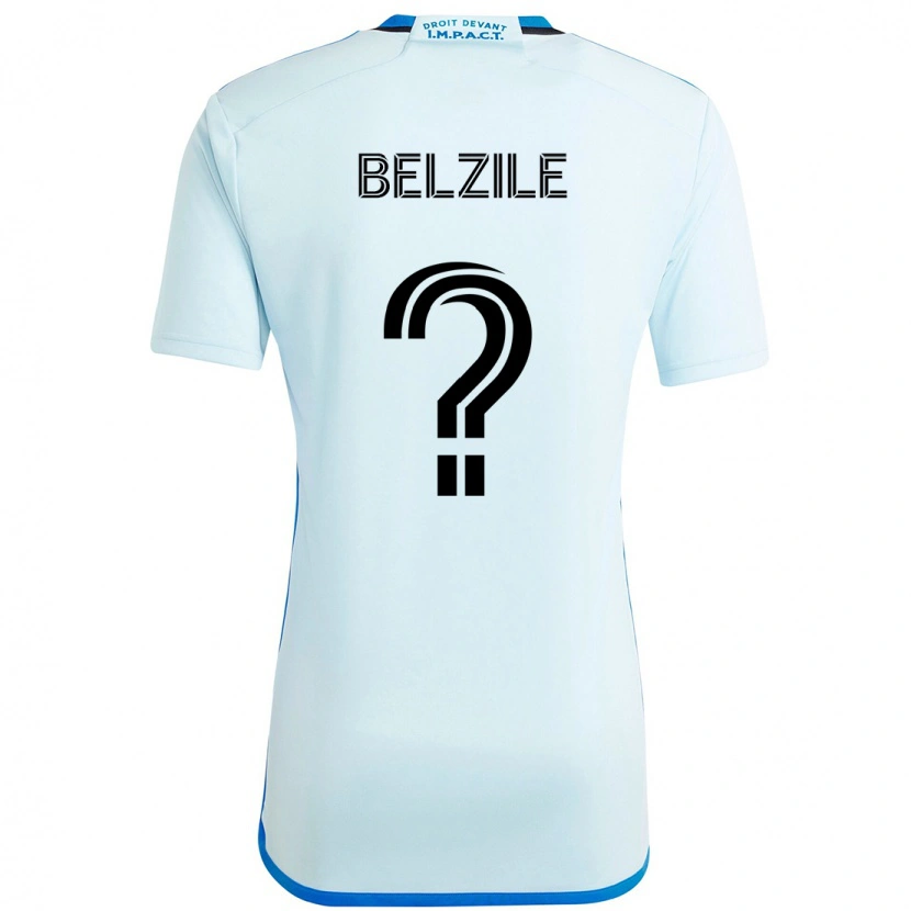 Danxen Herren Jean-Christophe Belzile #0 Himmelblau Dunkelblau Auswärtstrikot Trikot 2025/26 T-Shirt Österreich