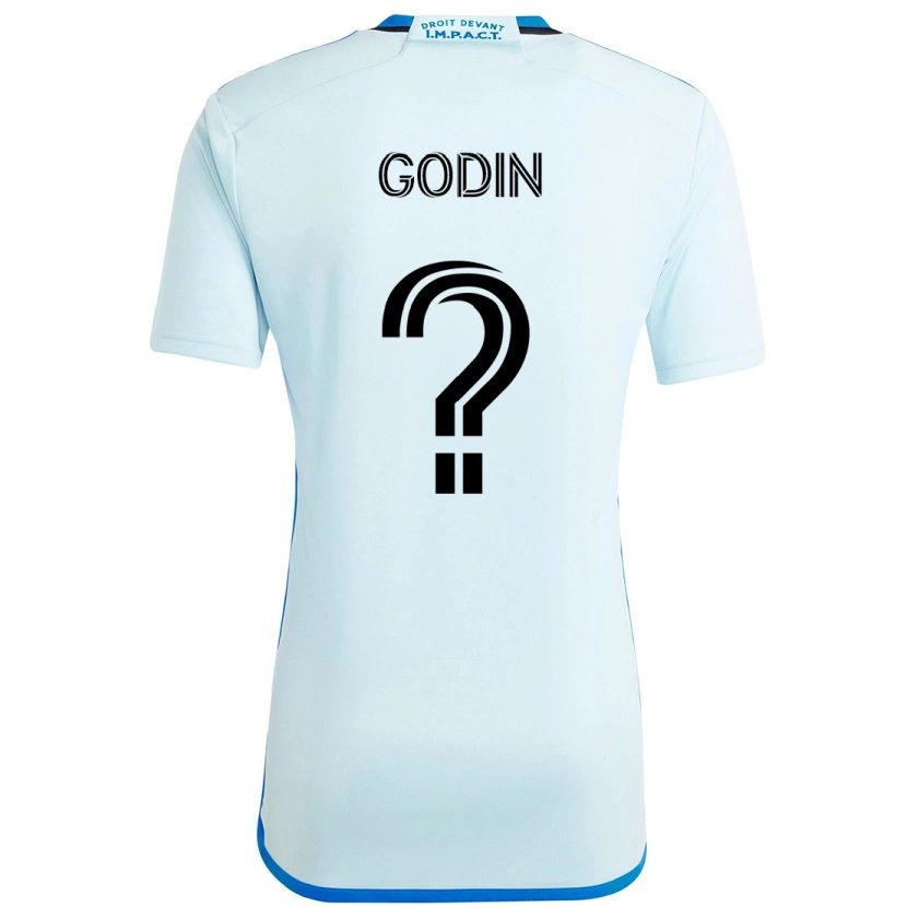 Danxen Herren Étienne Godin #0 Himmelblau Dunkelblau Auswärtstrikot Trikot 2025/26 T-Shirt Österreich