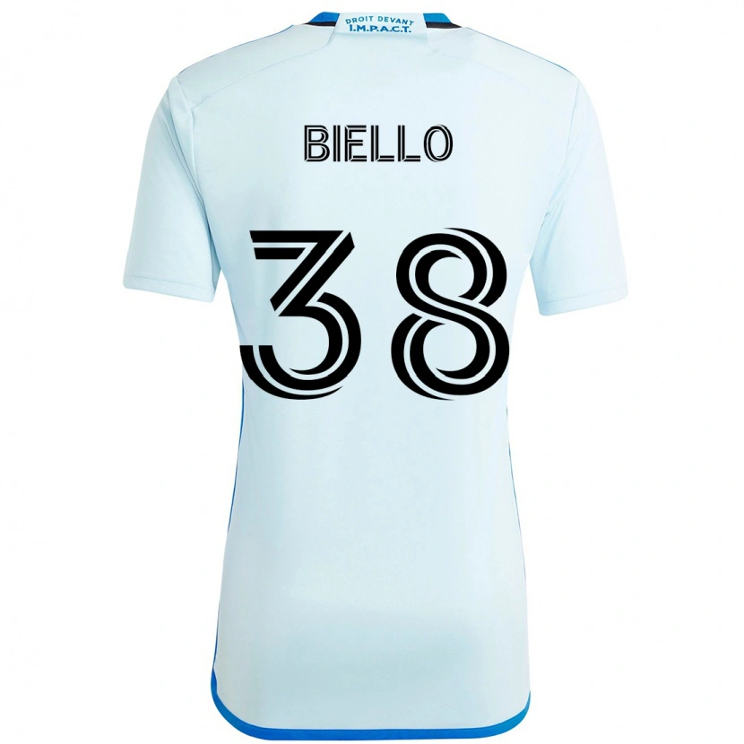 Danxen Herren Alessandro Biello #38 Himmelblau Dunkelblau Auswärtstrikot Trikot 2025/26 T-Shirt Österreich