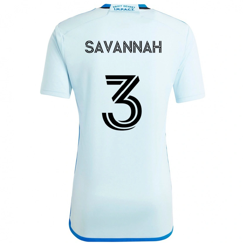 Danxen Herren Chenail Savannah #3 Himmelblau Dunkelblau Auswärtstrikot Trikot 2025/26 T-Shirt Österreich