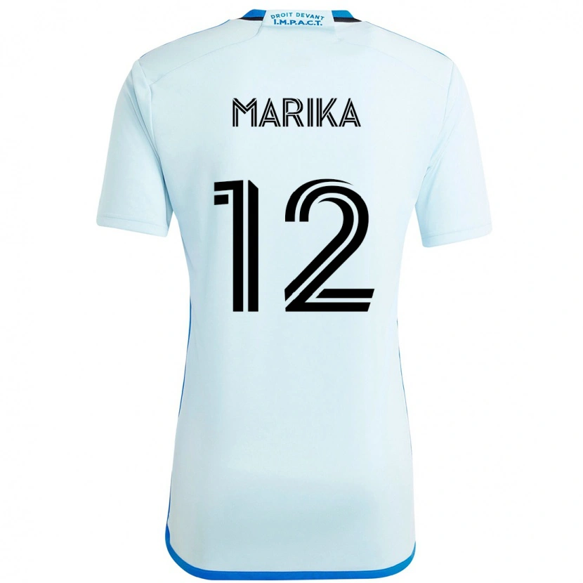 Danxen Herren Martineau Marika #12 Himmelblau Dunkelblau Auswärtstrikot Trikot 2025/26 T-Shirt Österreich