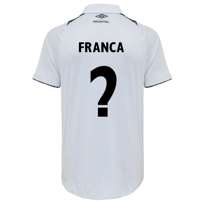 Danxen Herren Gui França #0 Weiß Blau Auswärtstrikot Trikot 2025/26 T-Shirt Österreich