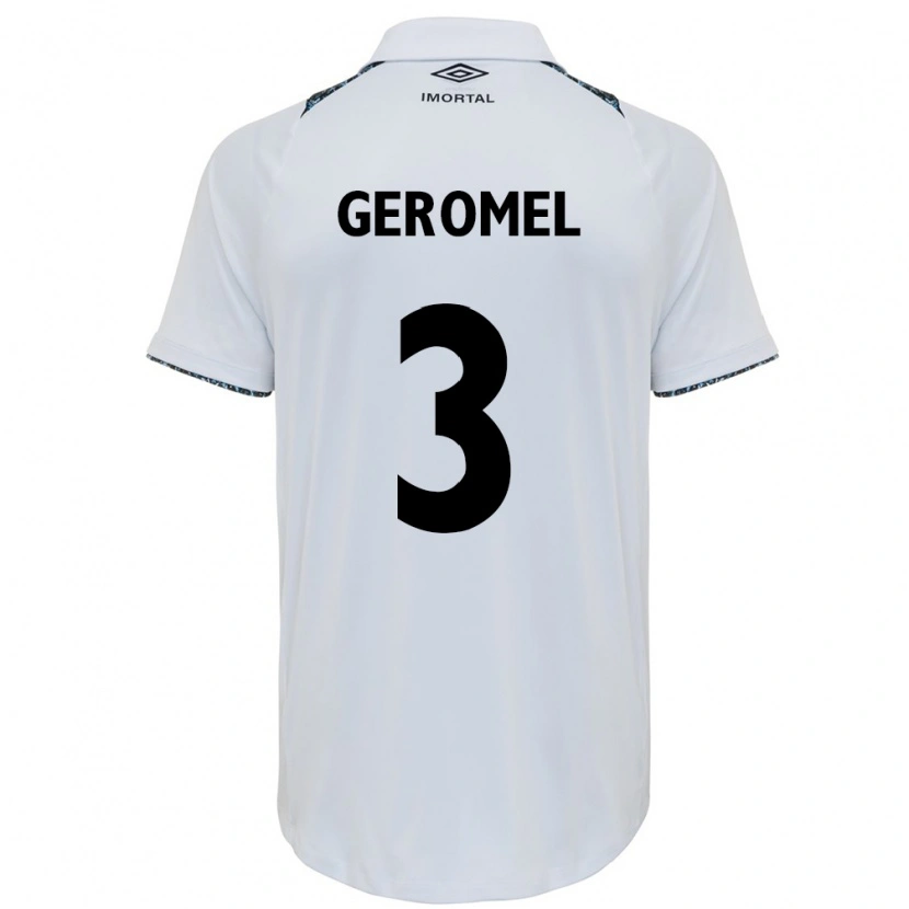 Danxen Herren Pedro Geromel #3 Weiß Blau Auswärtstrikot Trikot 2025/26 T-Shirt Österreich
