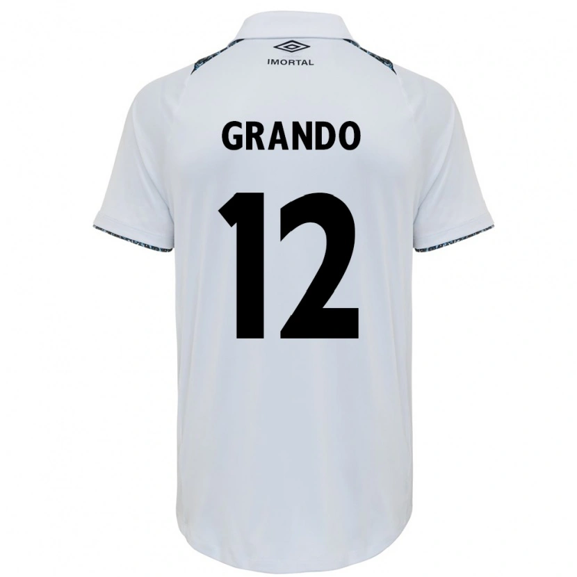 Danxen Herren Gabriel Grando #12 Weiß Blau Auswärtstrikot Trikot 2025/26 T-Shirt Österreich