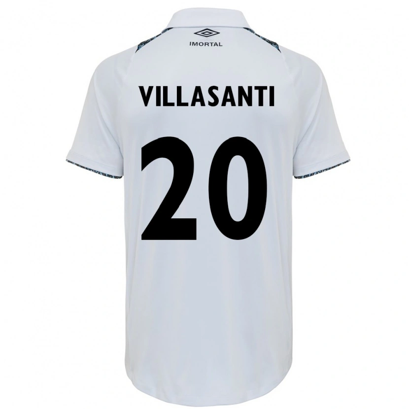 Danxen Herren Mathías Villasanti #20 Weiß Blau Auswärtstrikot Trikot 2025/26 T-Shirt Österreich