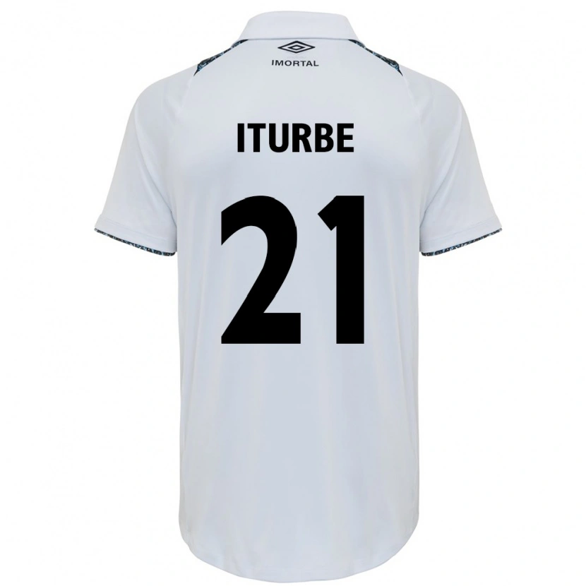Danxen Herren Juan Iturbe #21 Weiß Blau Auswärtstrikot Trikot 2025/26 T-Shirt Österreich