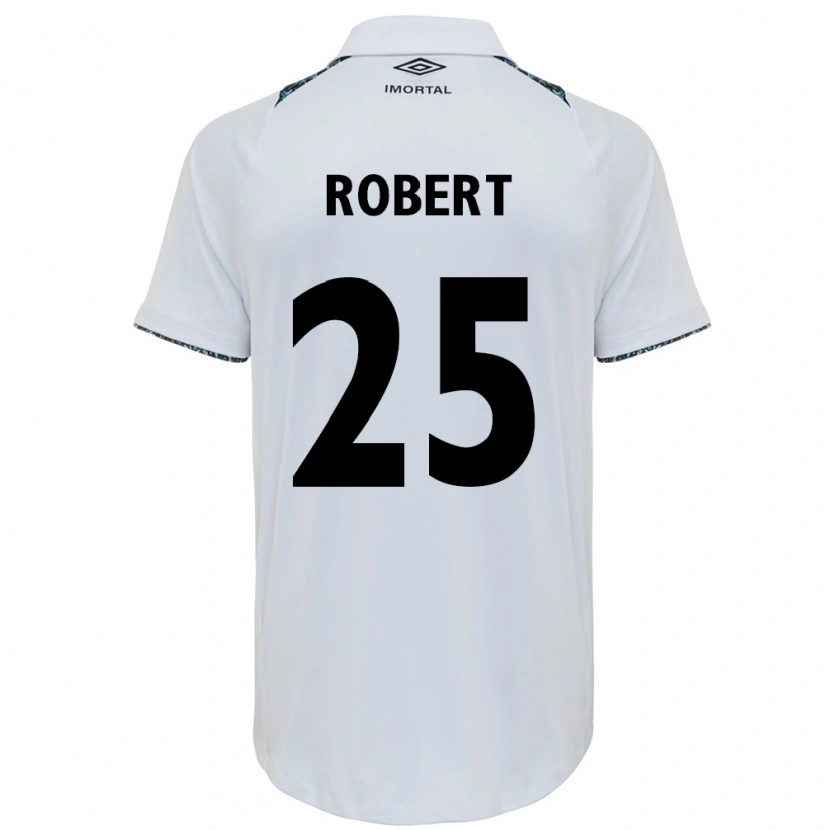Danxen Herren Jhonata Robert #25 Weiß Blau Auswärtstrikot Trikot 2025/26 T-Shirt Österreich