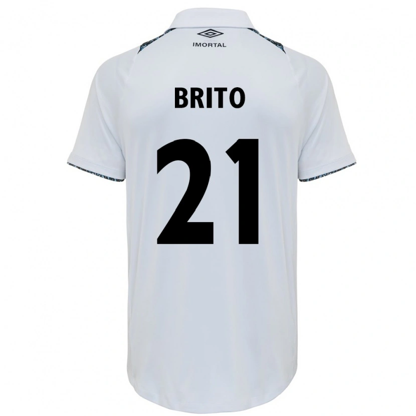 Danxen Herren Brito #21 Weiß Blau Auswärtstrikot Trikot 2025/26 T-Shirt Österreich