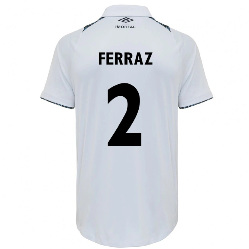 Danxen Herren Victor Ferraz #2 Weiß Blau Auswärtstrikot Trikot 2025/26 T-Shirt Österreich