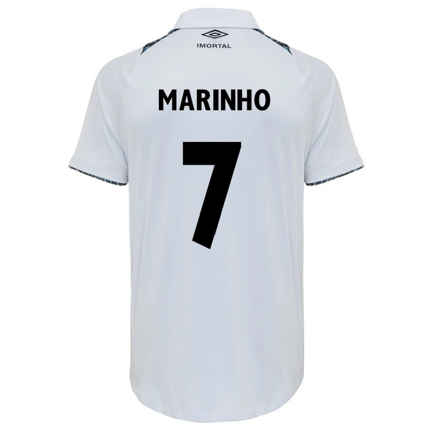 Danxen Herren Ananda Cristina Marinho #7 Weiß Blau Auswärtstrikot Trikot 2025/26 T-Shirt Österreich