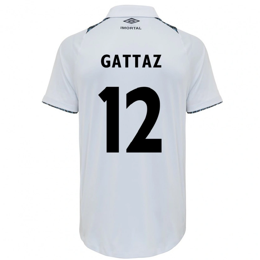 Danxen Herren Caroline De Oliveira Saad Gattaz #12 Weiß Blau Auswärtstrikot Trikot 2025/26 T-Shirt Österreich