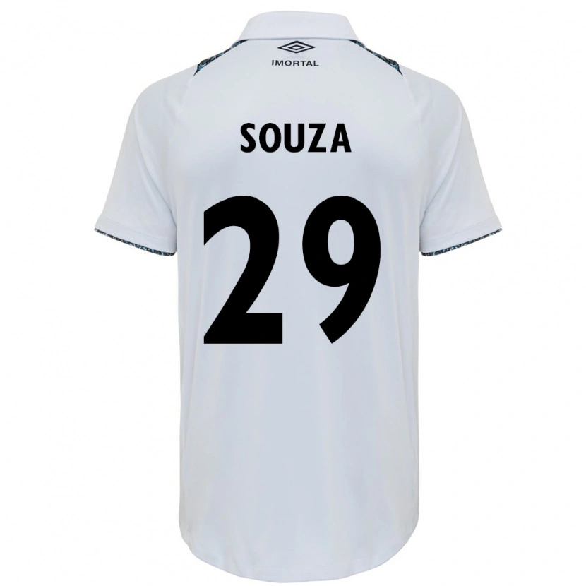 Danxen Herren Diego Souza #29 Weiß Blau Auswärtstrikot Trikot 2025/26 T-Shirt Österreich