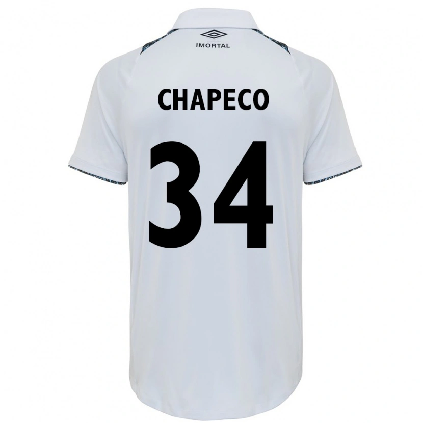 Danxen Herren Gabriel Chapeco #34 Weiß Blau Auswärtstrikot Trikot 2025/26 T-Shirt Österreich