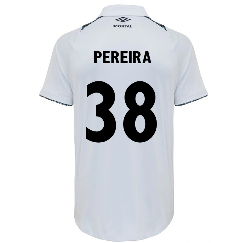 Danxen Herren Leo Pereira #38 Weiß Blau Auswärtstrikot Trikot 2025/26 T-Shirt Österreich