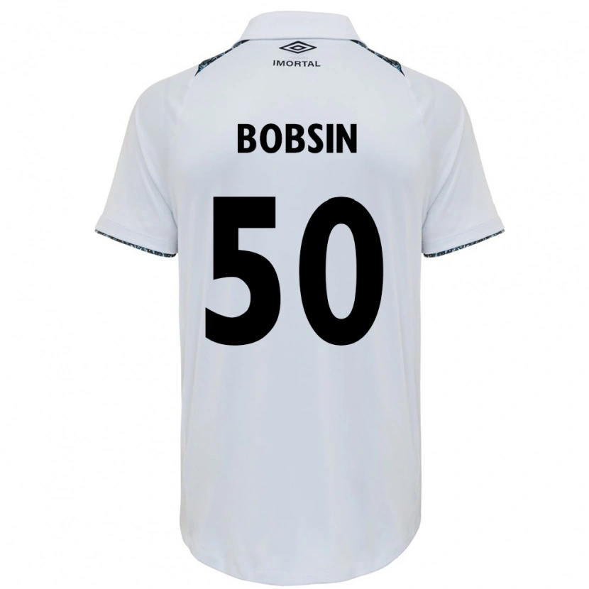 Danxen Herren Victor Bobsin #50 Weiß Blau Auswärtstrikot Trikot 2025/26 T-Shirt Österreich