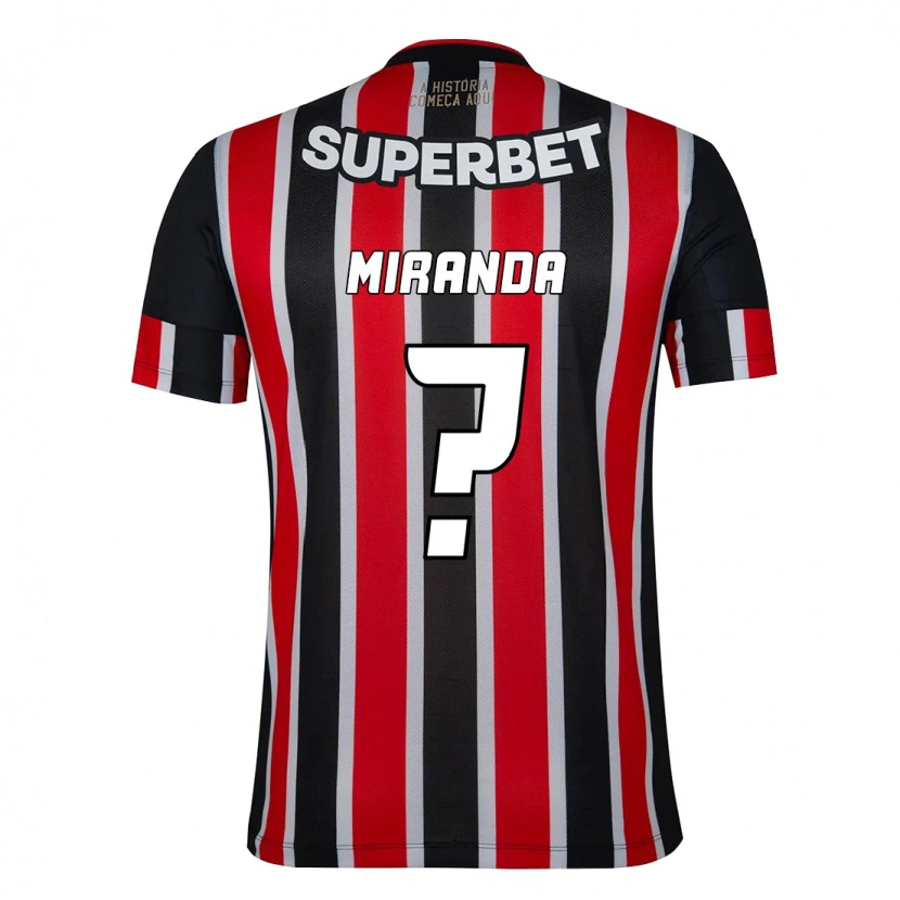 Danxen Herren Gustavo Miranda #0 Schwarz Rot Auswärtstrikot Trikot 2025/26 T-Shirt Österreich