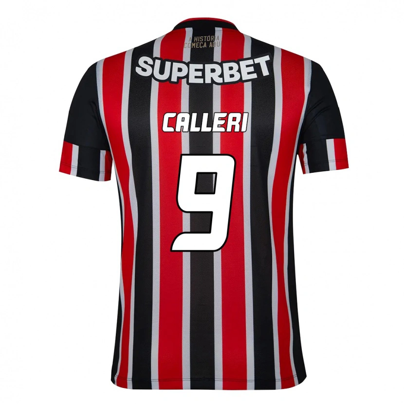 Danxen Herren Jonathan Calleri #9 Schwarz Rot Auswärtstrikot Trikot 2025/26 T-Shirt Österreich