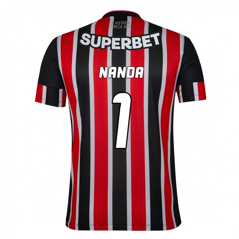 Danxen Herren Nanda #1 Schwarz Rot Auswärtstrikot Trikot 2025/26 T-Shirt Österreich