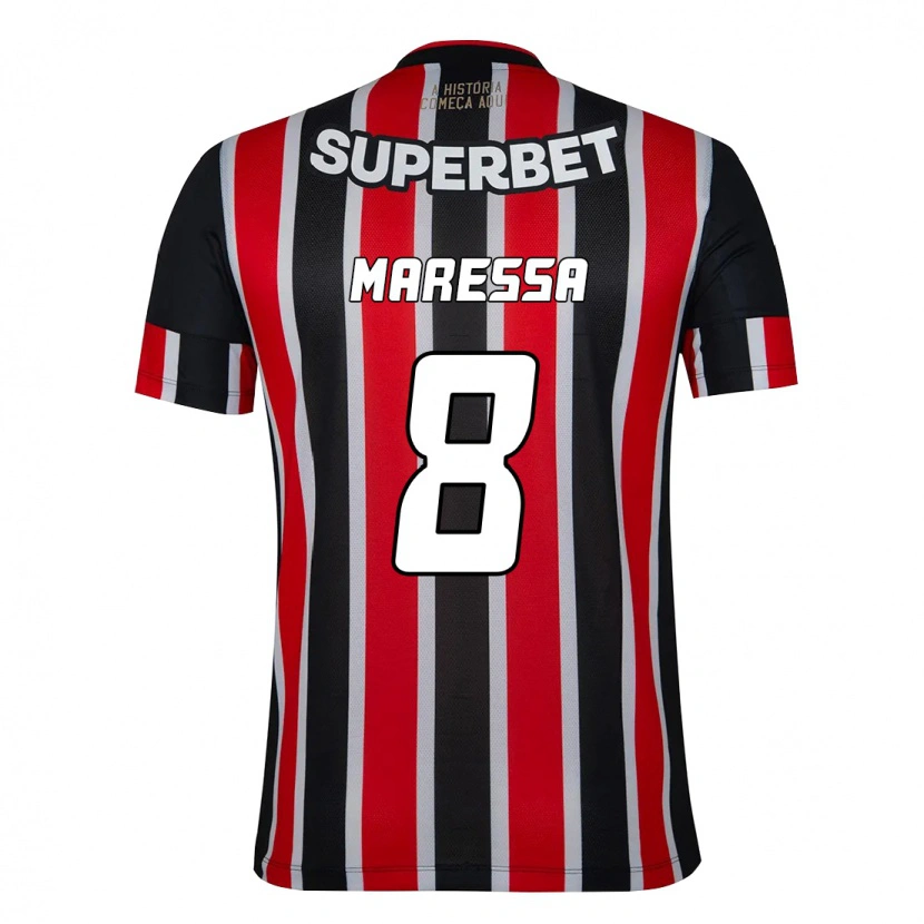 Danxen Herren Maressa #8 Schwarz Rot Auswärtstrikot Trikot 2025/26 T-Shirt Österreich