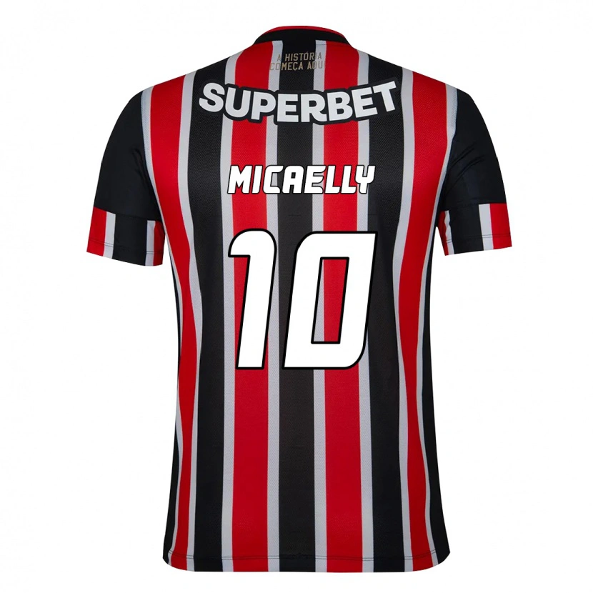 Danxen Herren Micaelly #10 Schwarz Rot Auswärtstrikot Trikot 2025/26 T-Shirt Österreich