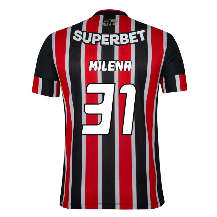 Danxen Herren Milena #31 Schwarz Rot Auswärtstrikot Trikot 2025/26 T-Shirt Österreich