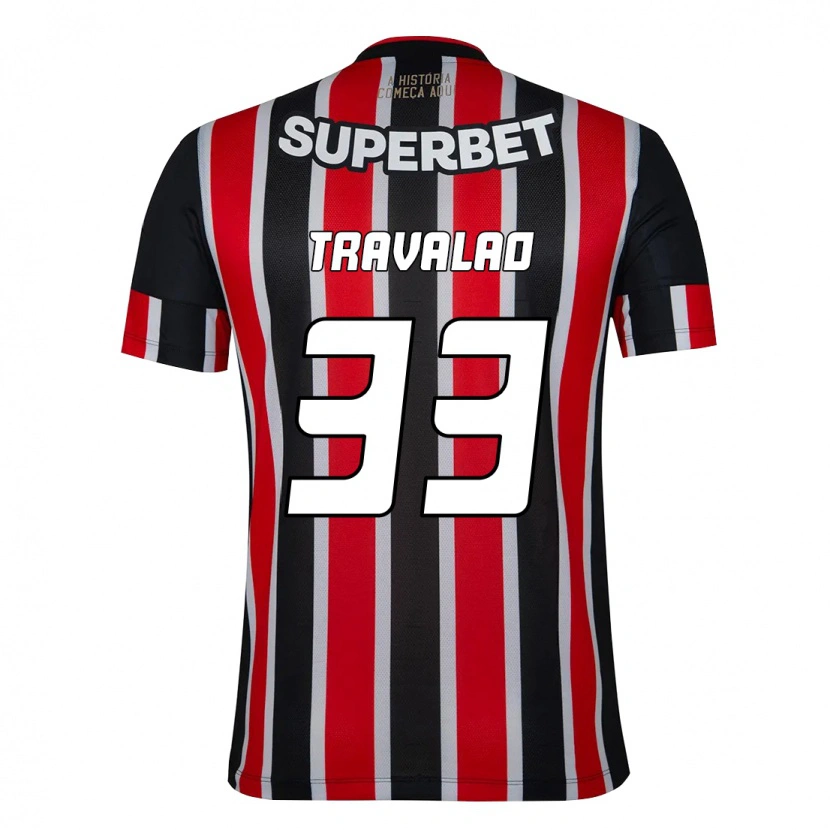 Danxen Herren Rafa Travalão #33 Schwarz Rot Auswärtstrikot Trikot 2025/26 T-Shirt Österreich