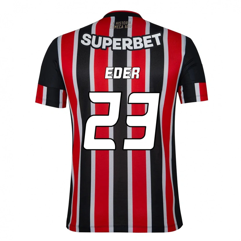 Danxen Herren Eder #23 Schwarz Rot Auswärtstrikot Trikot 2025/26 T-Shirt Österreich