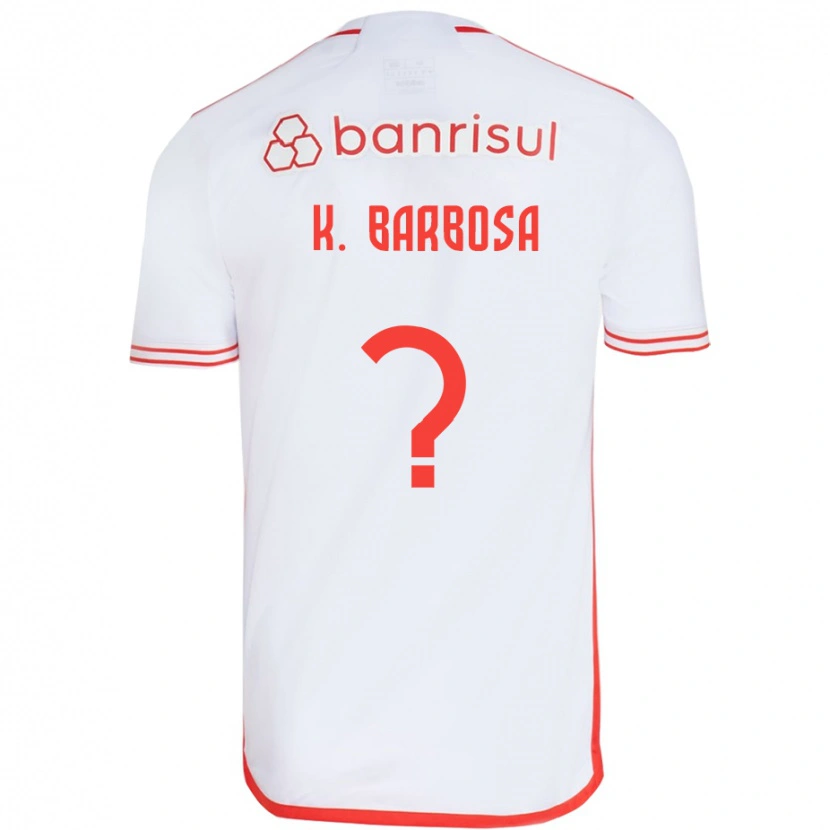 Danxen Herren Kauã Barbosa #0 Weiß Rot Auswärtstrikot Trikot 2025/26 T-Shirt Österreich