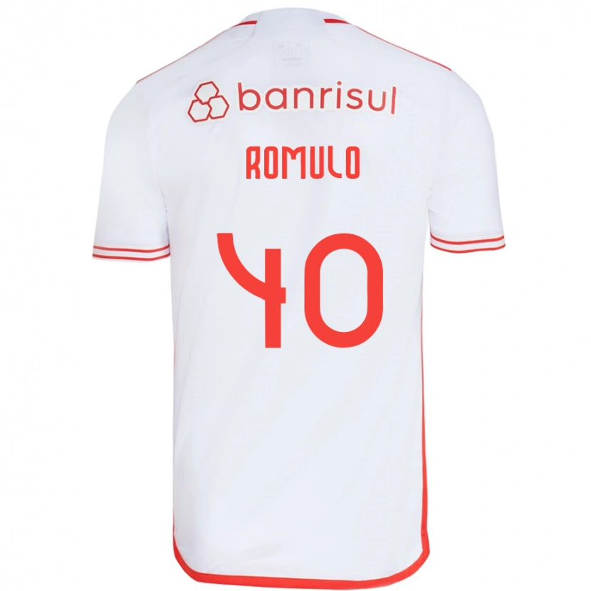 Danxen Herren Rômulo #40 Weiß Rot Auswärtstrikot Trikot 2025/26 T-Shirt Österreich