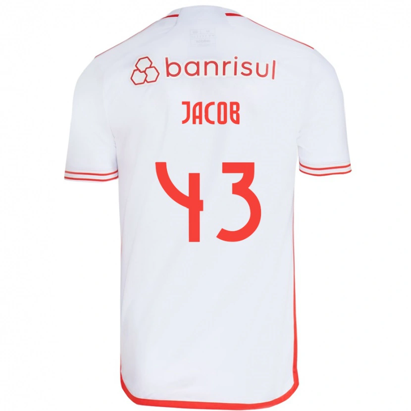 Danxen Herren Bernardo Jacob #43 Weiß Rot Auswärtstrikot Trikot 2025/26 T-Shirt Österreich