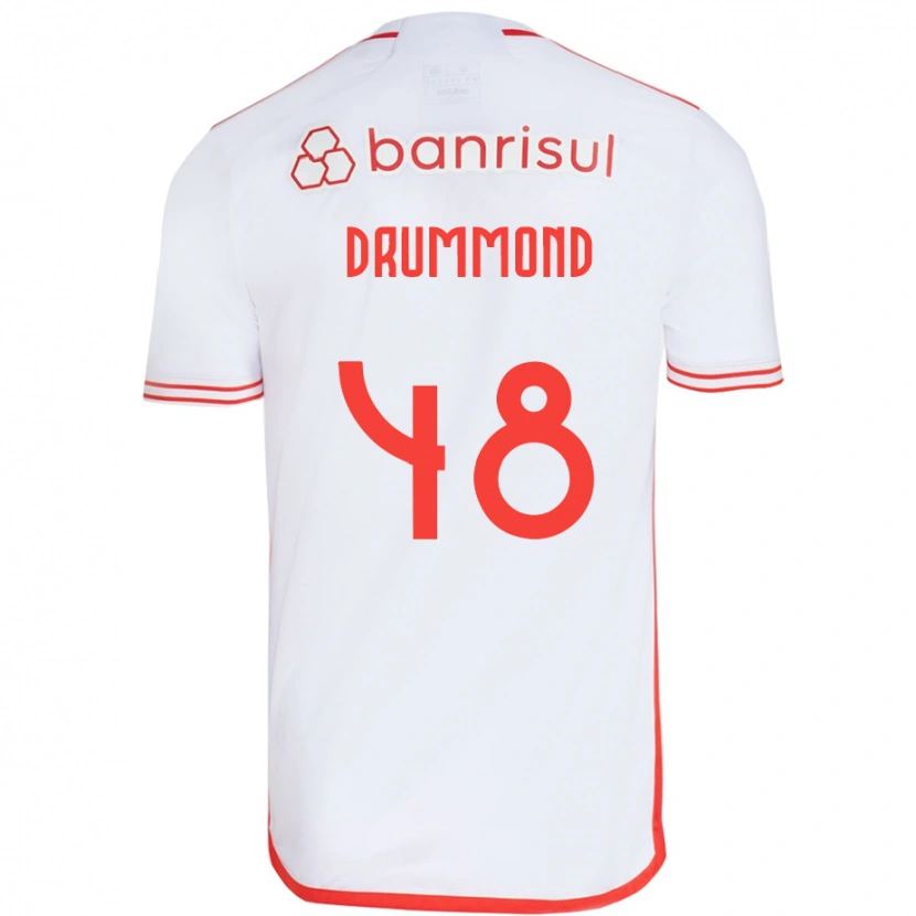 Danxen Herren Lucca Drummond #48 Weiß Rot Auswärtstrikot Trikot 2025/26 T-Shirt Österreich