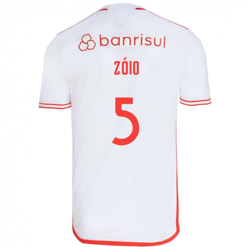 Danxen Herren Zóio #5 Weiß Rot Auswärtstrikot Trikot 2025/26 T-Shirt Österreich