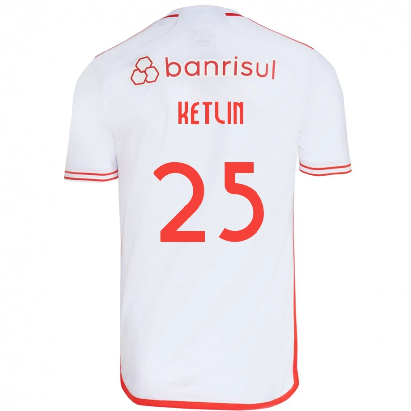 Danxen Herren Ketlin #25 Weiß Rot Auswärtstrikot Trikot 2025/26 T-Shirt Österreich