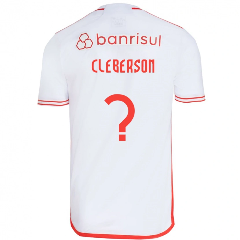 Danxen Herren Cleberson #0 Weiß Rot Auswärtstrikot Trikot 2025/26 T-Shirt Österreich