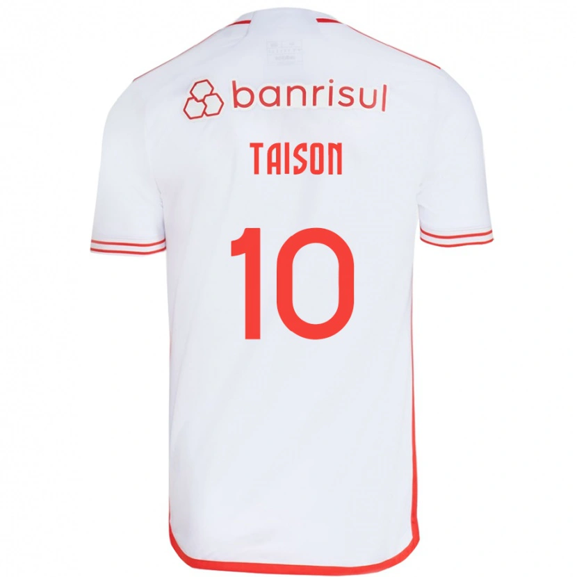 Danxen Herren Taison #10 Weiß Rot Auswärtstrikot Trikot 2025/26 T-Shirt Österreich