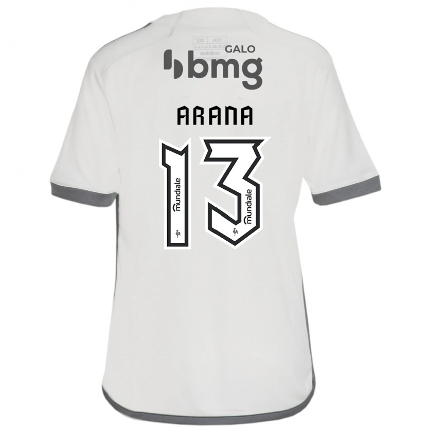 Danxen Herren Guilherme Arana #13 Off-White Auswärtstrikot Trikot 2025/26 T-Shirt Österreich