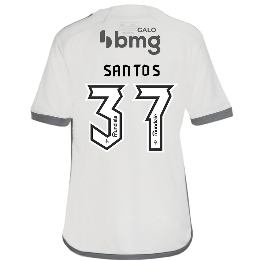 Danxen Herren Júnior Santos #37 Off-White Auswärtstrikot Trikot 2025/26 T-Shirt Österreich