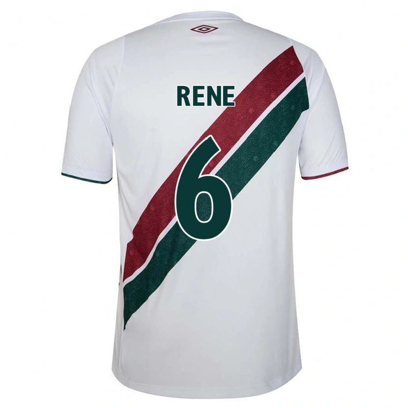 Danxen Herren Renê #6 Weiß Grün Kastanienbraun Auswärtstrikot Trikot 2025/26 T-Shirt Österreich