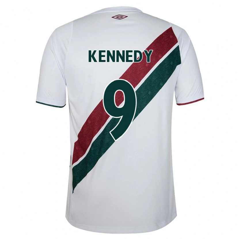Danxen Herren John Kennedy #9 Weiß Grün Kastanienbraun Auswärtstrikot Trikot 2025/26 T-Shirt Österreich