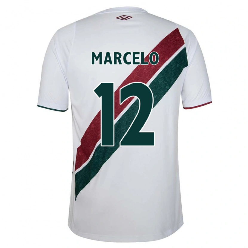 Danxen Herren Marcelo #12 Weiß Grün Kastanienbraun Auswärtstrikot Trikot 2025/26 T-Shirt Österreich