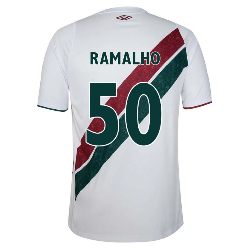 Danxen Herren Gustavo Ramalho #50 Weiß Grün Kastanienbraun Auswärtstrikot Trikot 2025/26 T-Shirt Österreich