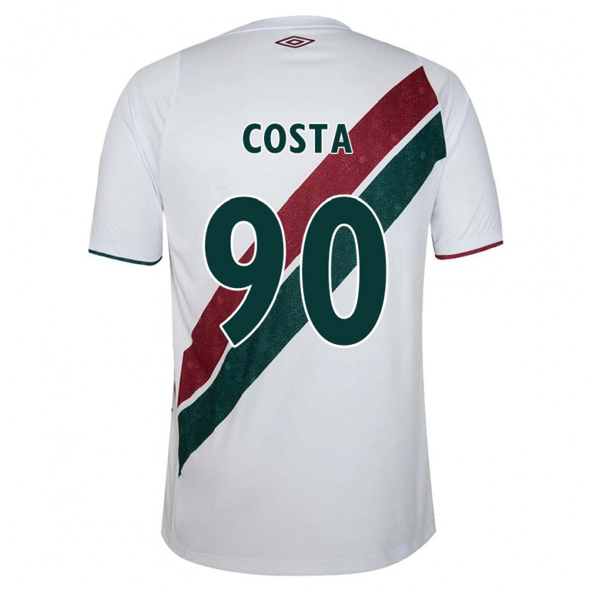 Danxen Herren Douglas Costa #90 Weiß Grün Kastanienbraun Auswärtstrikot Trikot 2025/26 T-Shirt Österreich