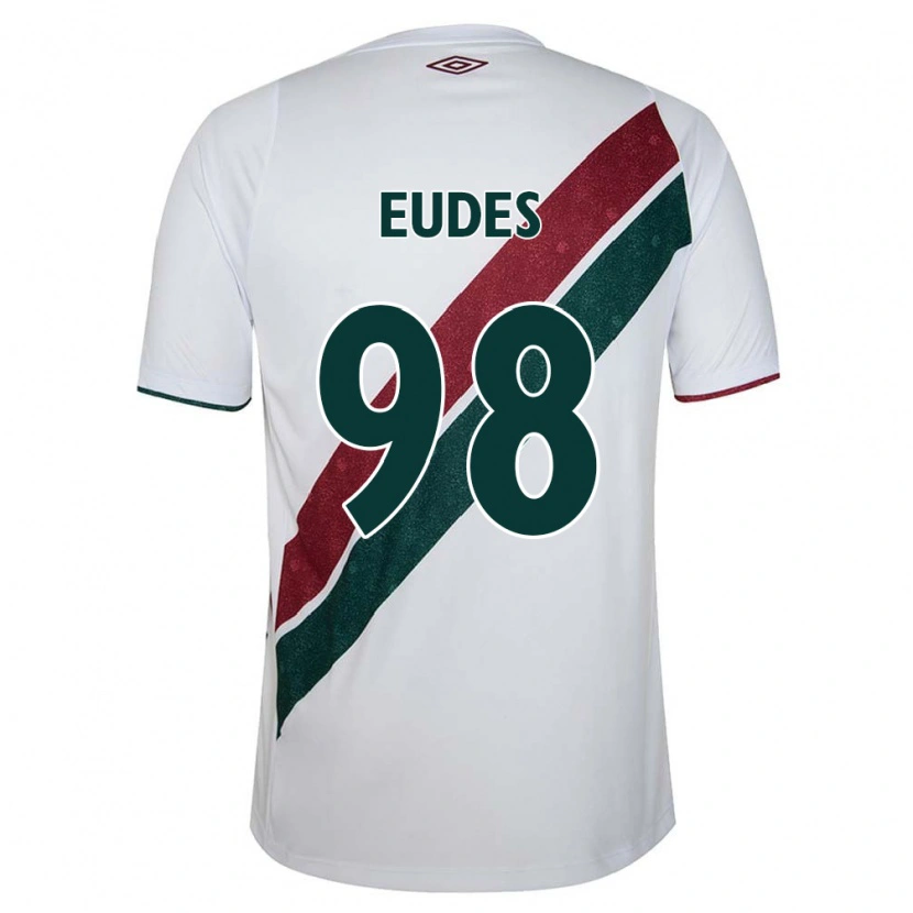 Danxen Herren Vitor Eudes #98 Weiß Grün Kastanienbraun Auswärtstrikot Trikot 2025/26 T-Shirt Österreich