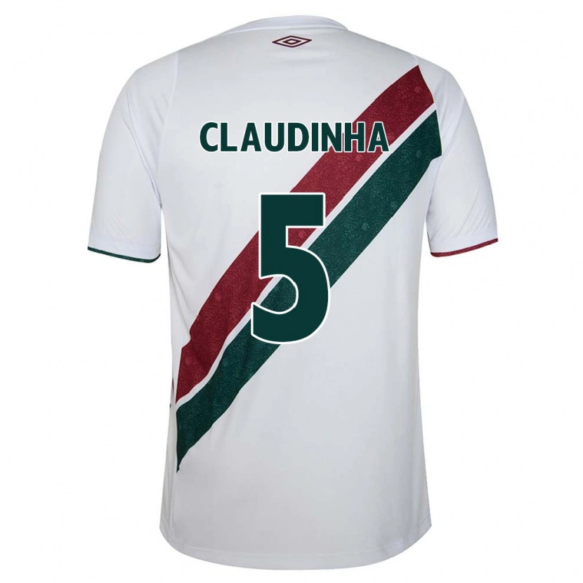 Danxen Herren Claudinha #5 Weiß Grün Kastanienbraun Auswärtstrikot Trikot 2025/26 T-Shirt Österreich