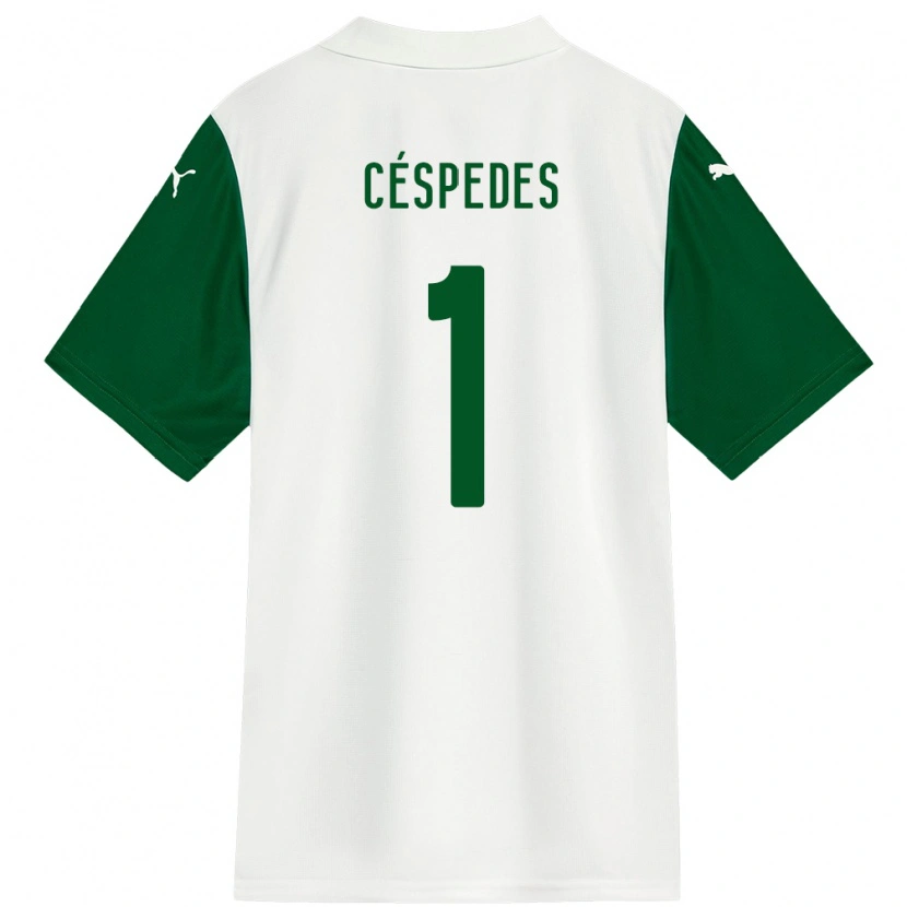 Danxen Herren Antonio Céspedes #1 Weiß Grün Auswärtstrikot Trikot 2025/26 T-Shirt Österreich