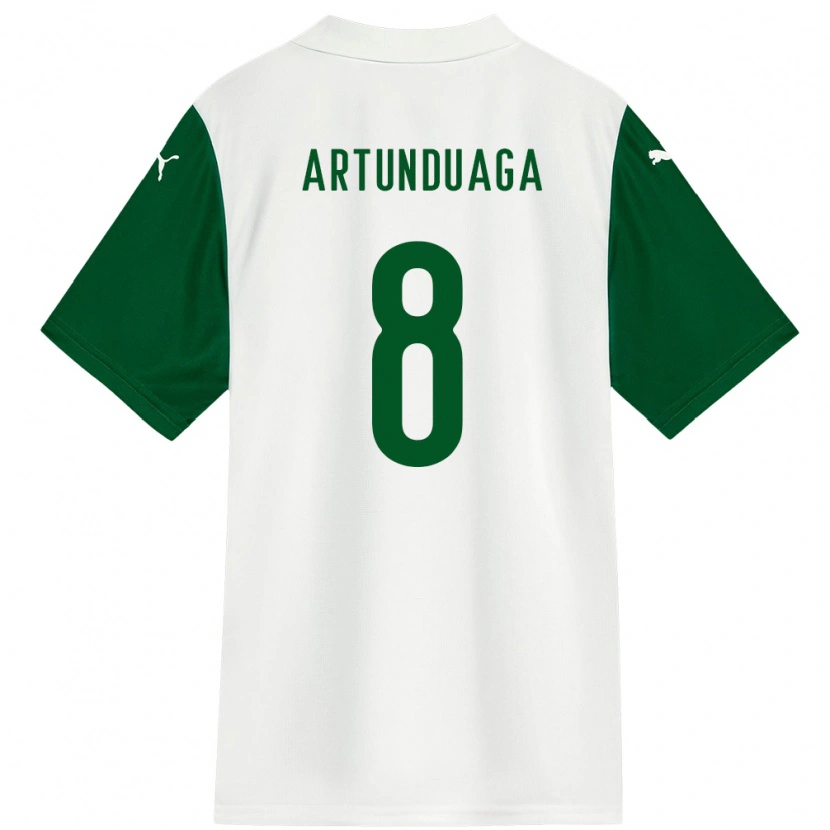 Danxen Herren Grover Artunduaga #8 Weiß Grün Auswärtstrikot Trikot 2025/26 T-Shirt Österreich
