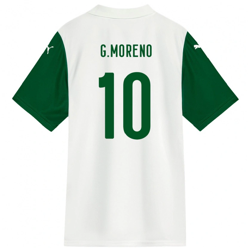 Danxen Herren Gerardo Moreno #10 Weiß Grün Auswärtstrikot Trikot 2025/26 T-Shirt Österreich