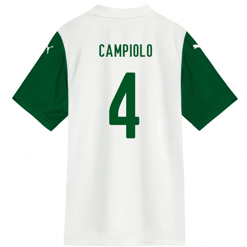 Danxen Herren Giovanna Campiolo #4 Weiß Grün Auswärtstrikot Trikot 2025/26 T-Shirt Österreich