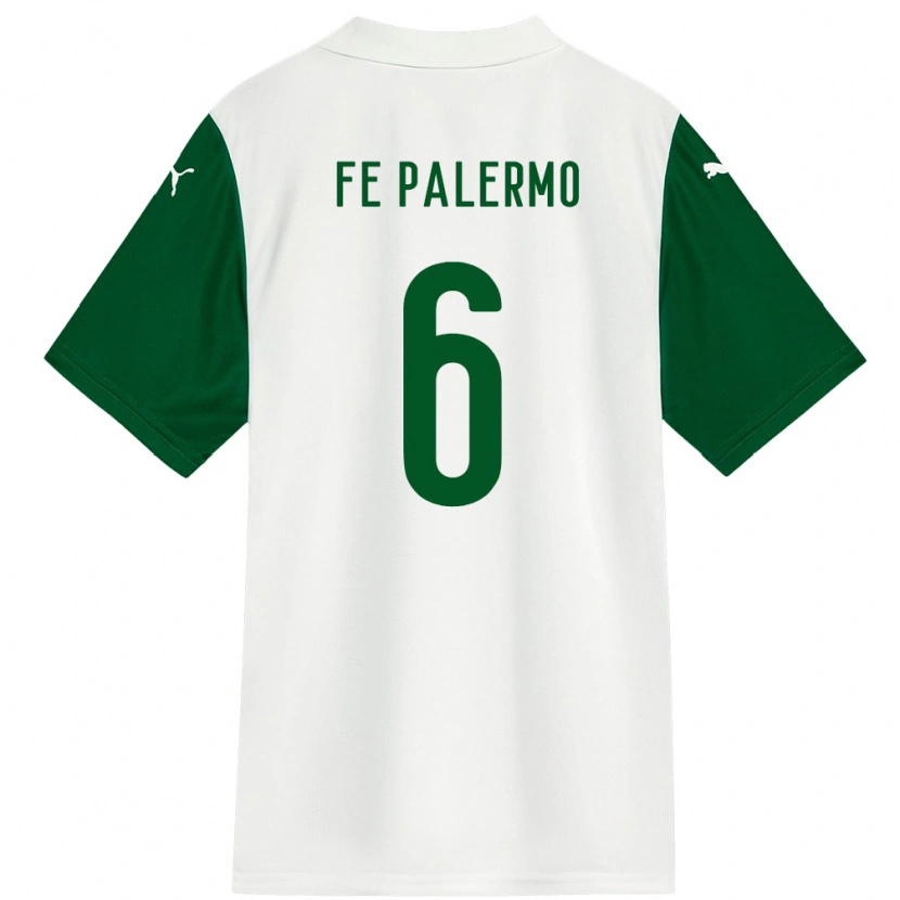 Danxen Herren Fe Palermo #6 Weiß Grün Auswärtstrikot Trikot 2025/26 T-Shirt Österreich